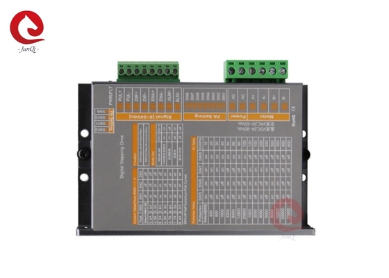 Junqi 24V ~ 80VDC Current2.0A ~ 8.4A Digital Stepping Dive untuk 4,6, 8-kawat 2Phase Stepper Motor