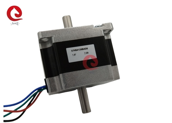 Junqi Nema23 Dual Shaft Stepper Motor 57HS4120B4/ B4D8 Torsi Holing 0,55N.m/0,7N.m