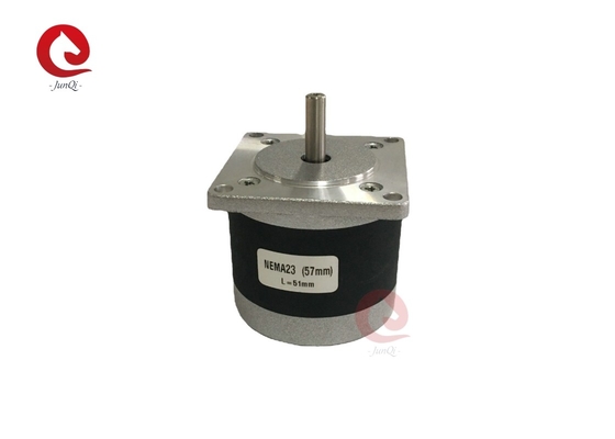 Junqi Nema23 57*56mm Panjang 2.55A 0.84N.m 2 Phase Stepper Motor Untuk Mesin Ukiran