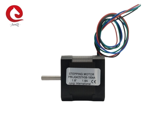 JQ42STH38-1804A 4-Lead Nema17 Stepper Motor 38mm Panjang 1.8A 0.4Nm Untuk Laser CNC dan Printer 3D
