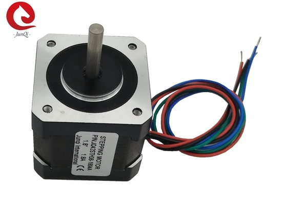 JQ42STH38-1804A 4-Lead Nema17 Stepper Motor 38mm Panjang 1.8A 0.4Nm Untuk Laser CNC dan Printer 3D