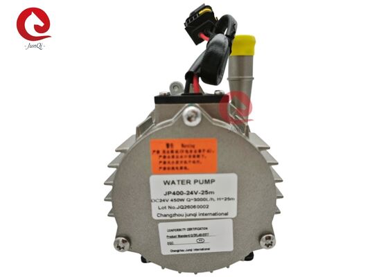 JUNQI 24V High Efficiency Brushless DC Water Pump 3000LPH 25m Head Untuk Kendaraan Komersial dan Truk Berat