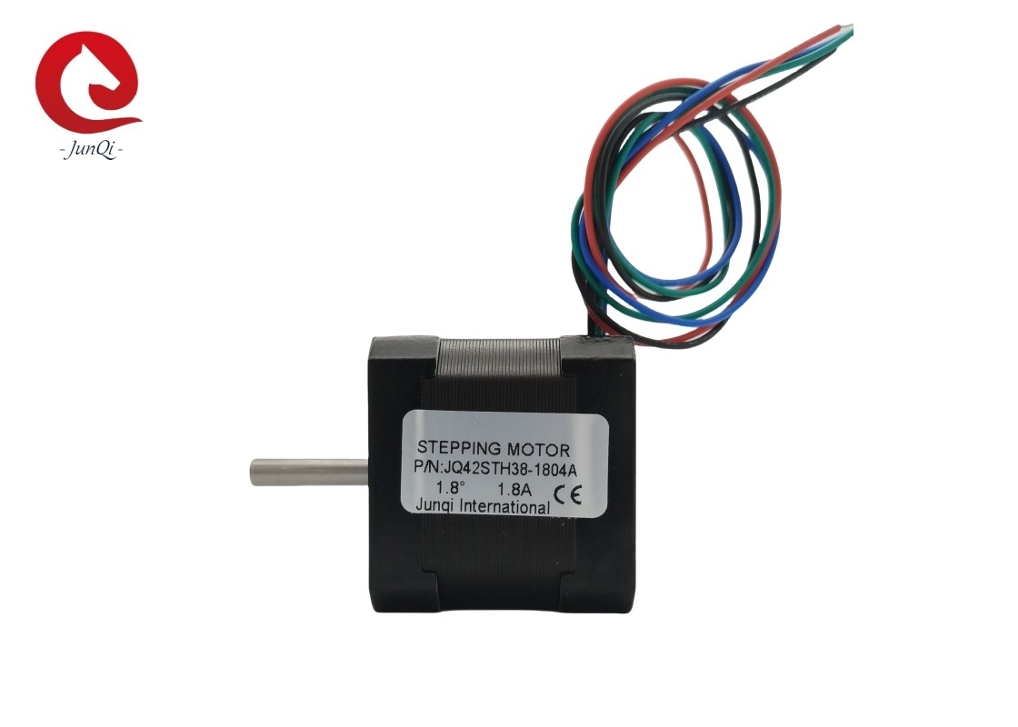 JQ42STH38-1804A 4-Lead Nema17 Stepper Motor 38mm Panjang 1.8A 0.4Nm Untuk Laser CNC dan Printer 3D