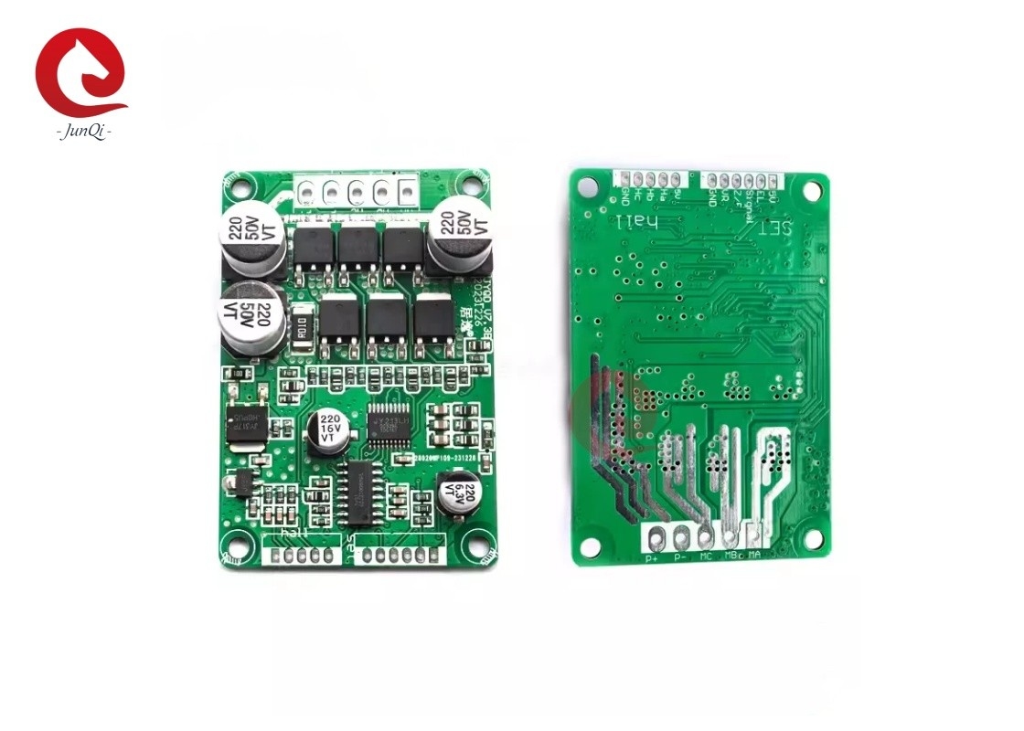 Wide Range Working Voltage 7~48VDC Max 10A Brushless DC Drive Board JYQD_V7.3B Untuk 3-Phase BLDC Motor dengan Sensor Hall