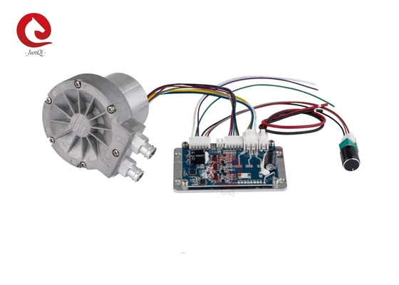 JUNQI 24V Blower Sentrifugal Listrik Tanpa Sikat Mini Industri OWB9070 Kipas Pendingin dengan Bilah Aluminium